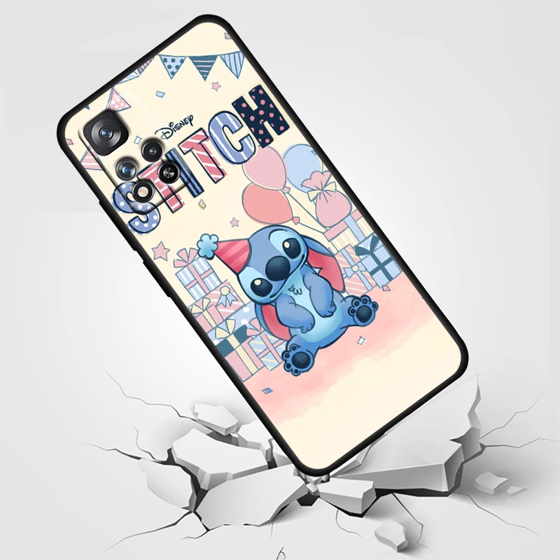 Силиконовый мягкий ударопрочный черный чехол для телефона с милыми мультяшными