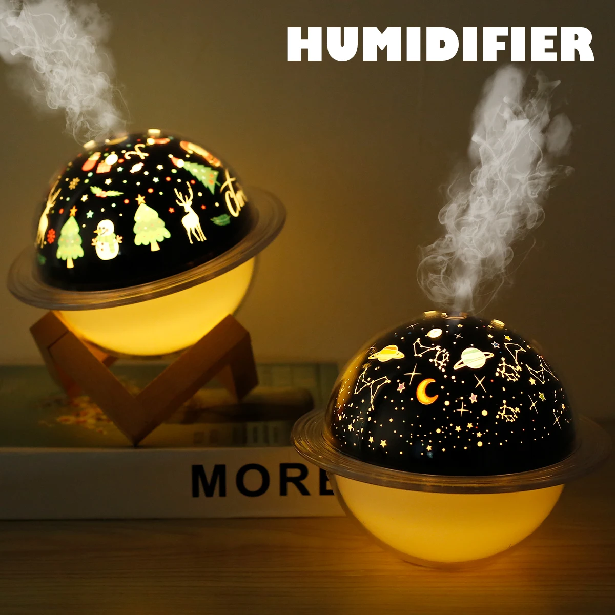 

Увлажнитель-ночник со светодиодсветодиодный подсветильник кой, 250 мл