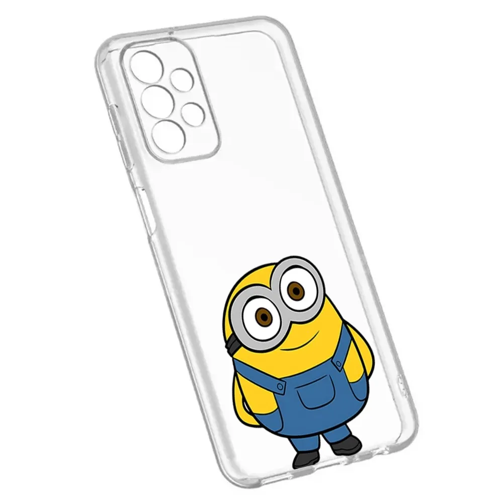 Чехол M-Minionss для телефона Samsung Galaxy A52 A12 A51 S21 Edge S22ULTRA S23 S20LITE Plus ультрапрозрачный