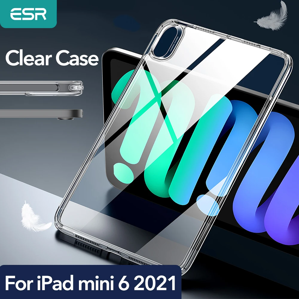 ESR for iPad mini 6 Case Clear Hard Back for iPad mini 2021 Case Crystal Smart Cover for New iPad mini 6th Gen Protective Case