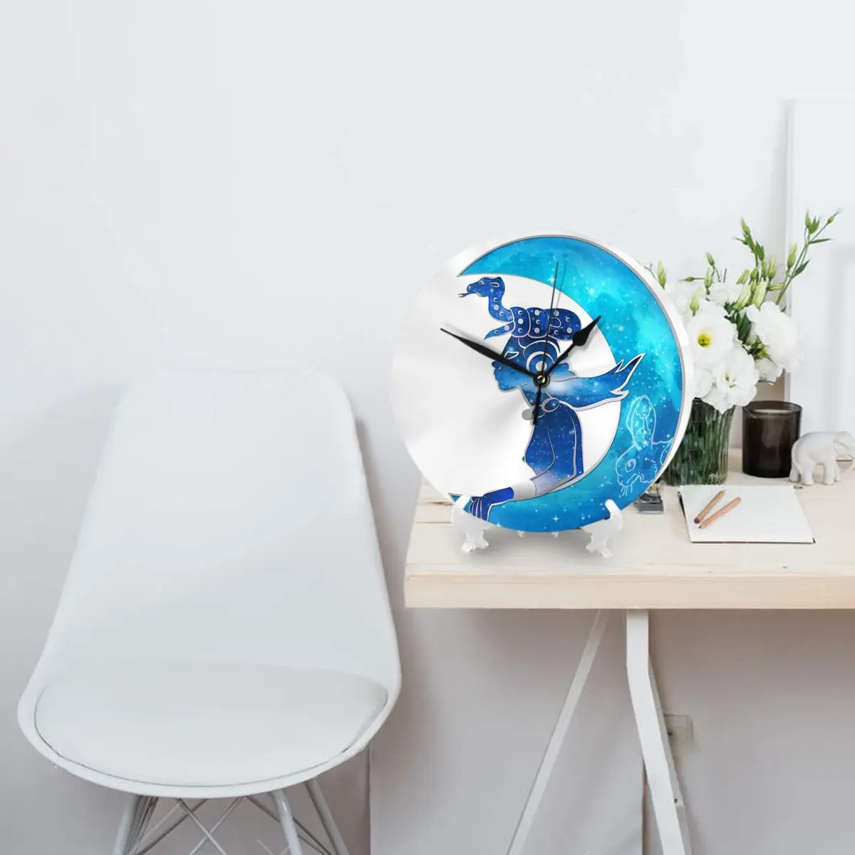 Ixchel-богиня маяня Луны и любви настенные часы украшение для комнаты круглые
