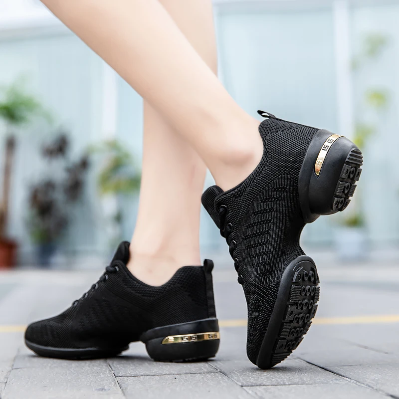 Marwoo 2320 танцевальные туфли с двумя точками женские для джазовых танцев дышащие