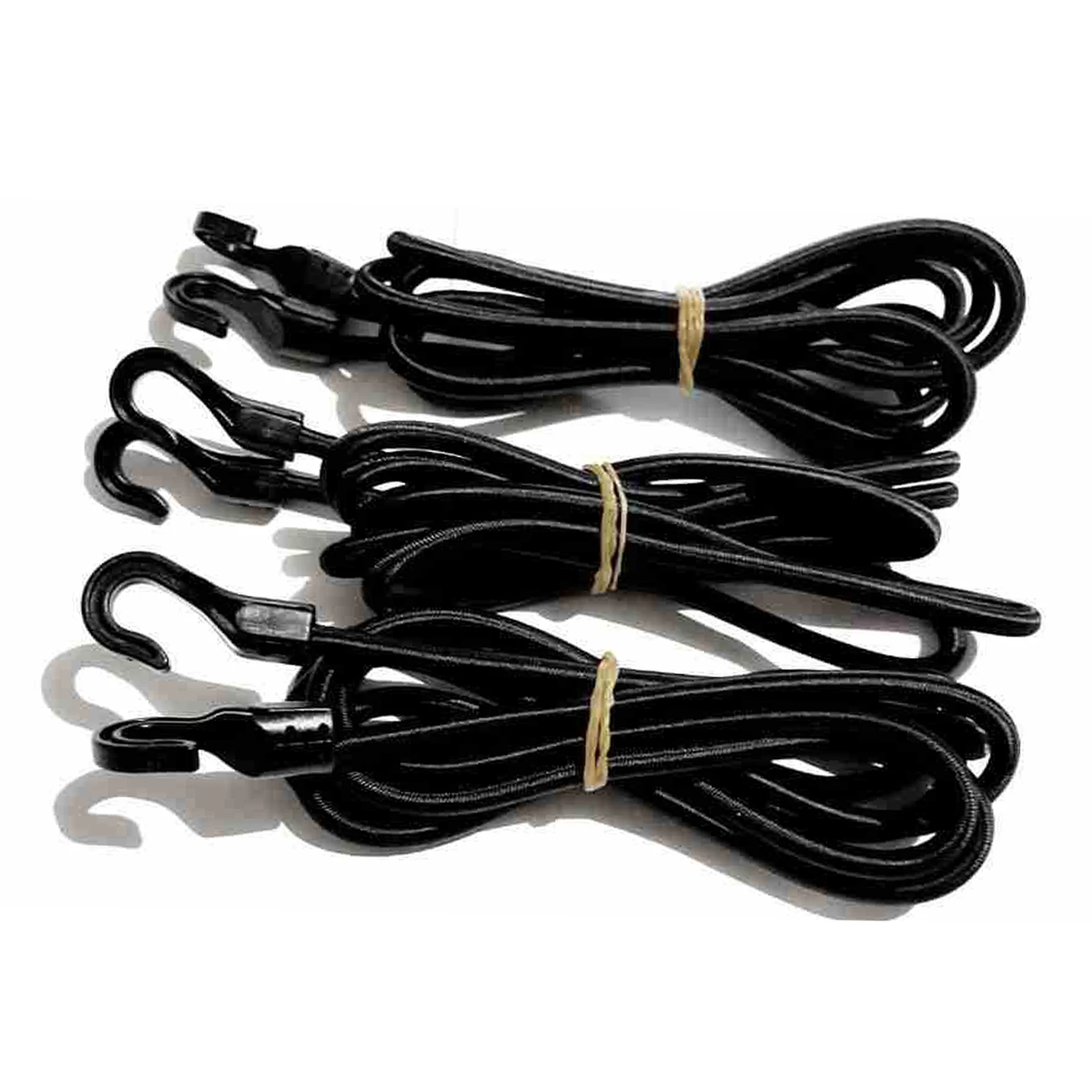 

1m Heavy Duty Elastic Bungee Shock Cord Strap Stretch Plastic Hook Car Motorcycle Luggage Tent Kayak Boat Canoe Bikes Rope Tie