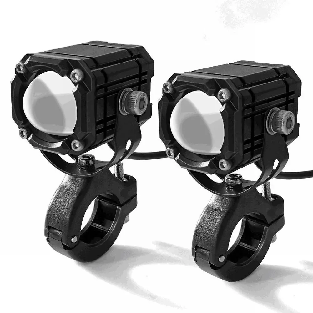 

LED Spotlight Motorcycle Motorcycles Electric Vehicles Far And Near Light Small Steel Trucks Two-color 20W White