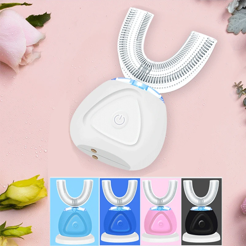 

Зубная щетка электрическая ультразвуковая, 360 градусов, USB-зарядка