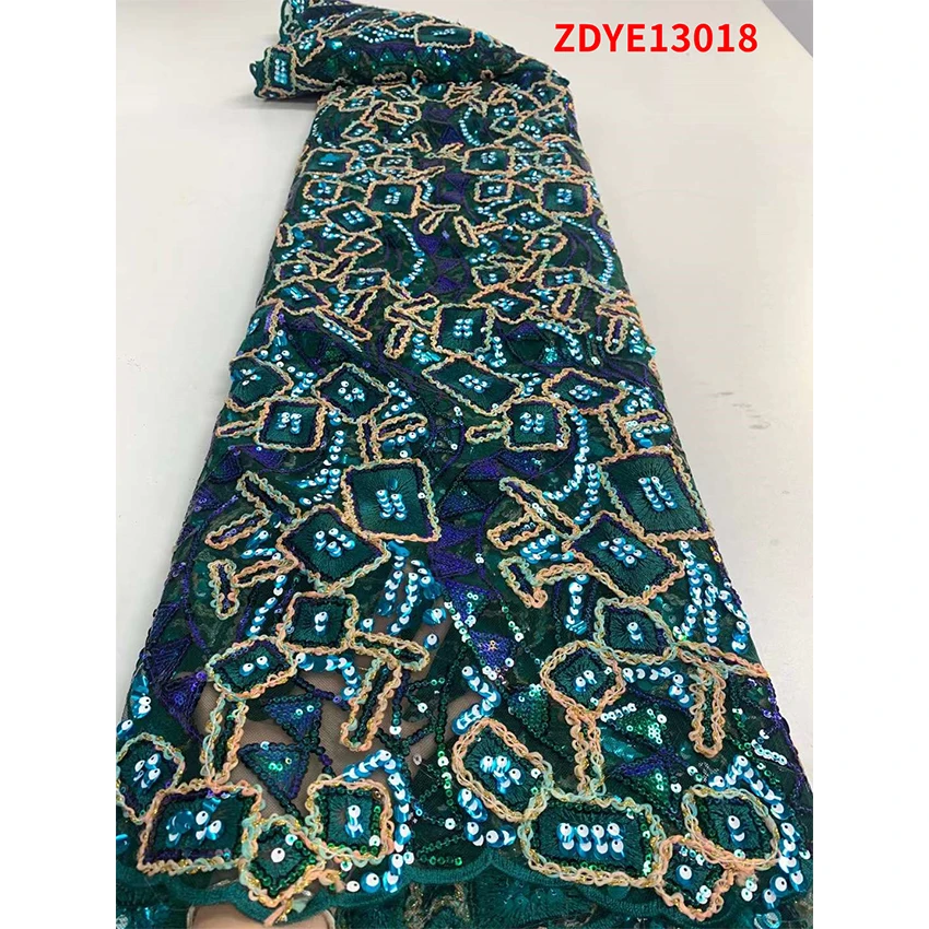 Большая Акция кружевная ткань с бисером из Анкары элегантная африканская