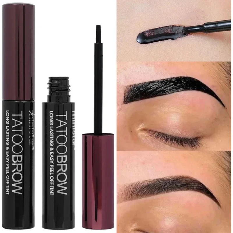 Гель-тинт для бровей полуперманентный водостойкий удаляемый с помощью