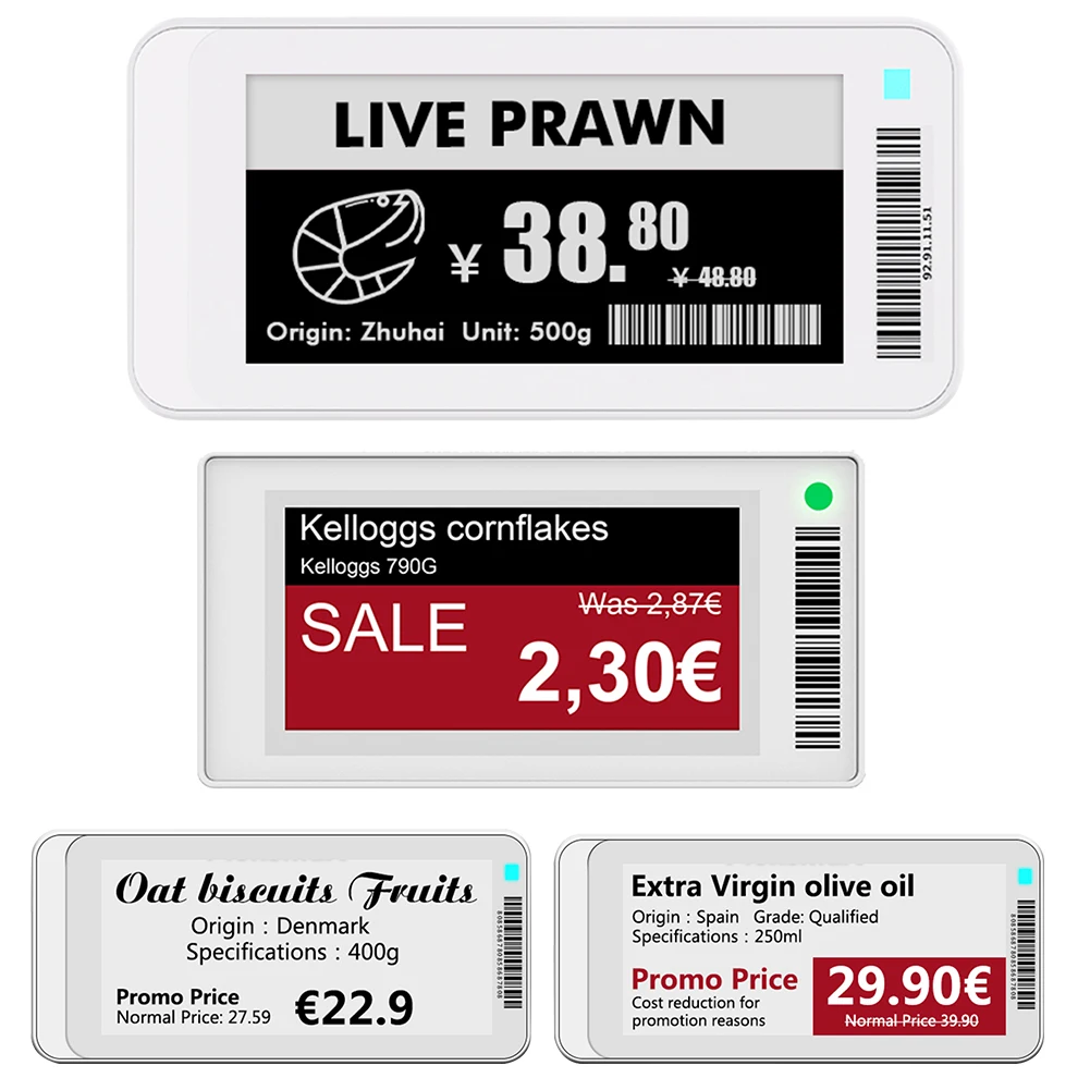 Электронная бумага, 2,1 дюйма, 2,9 дюйма, экран TFT, электронная бумага ...