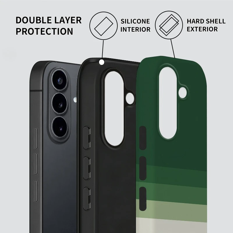 Фото Чехол для телефона Matsuno Gradient Layer Film, модный чехол для Samsung Galaxy S26/S25/S24/S23/S22/S21 FE Ultra Plus, ударопрочный. №5