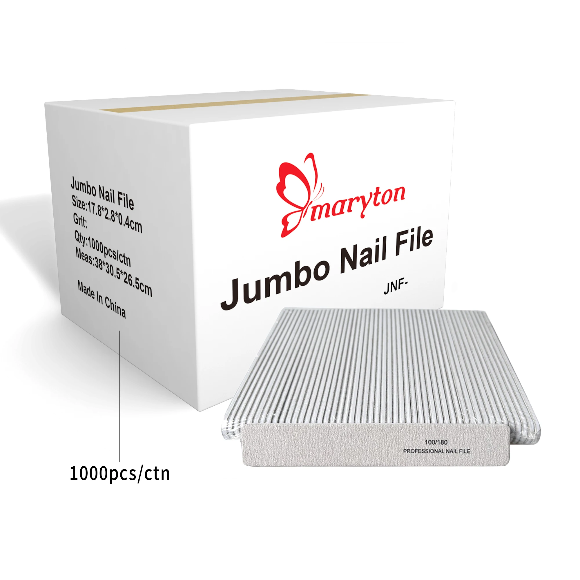 

1000Pcs/Cartoon Nail Tools Nail Files for Acrylic Nails Coarse False Nails File 100/180 Sanding Emery Board Manicure Nail Buffer