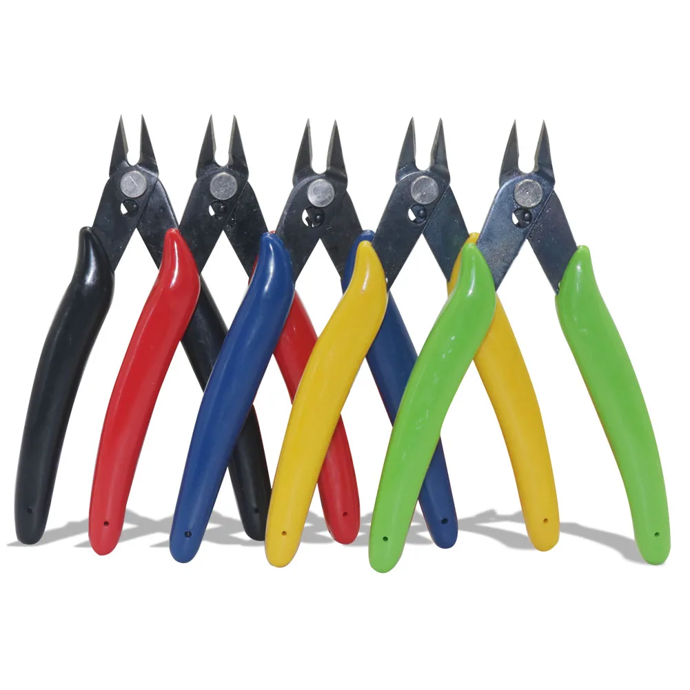 

1 Pcs Diagonal Pliers Jewelry Processing Small Cutting Pliers Super Sharp Insulated Handle Multi Functional Hand Tools