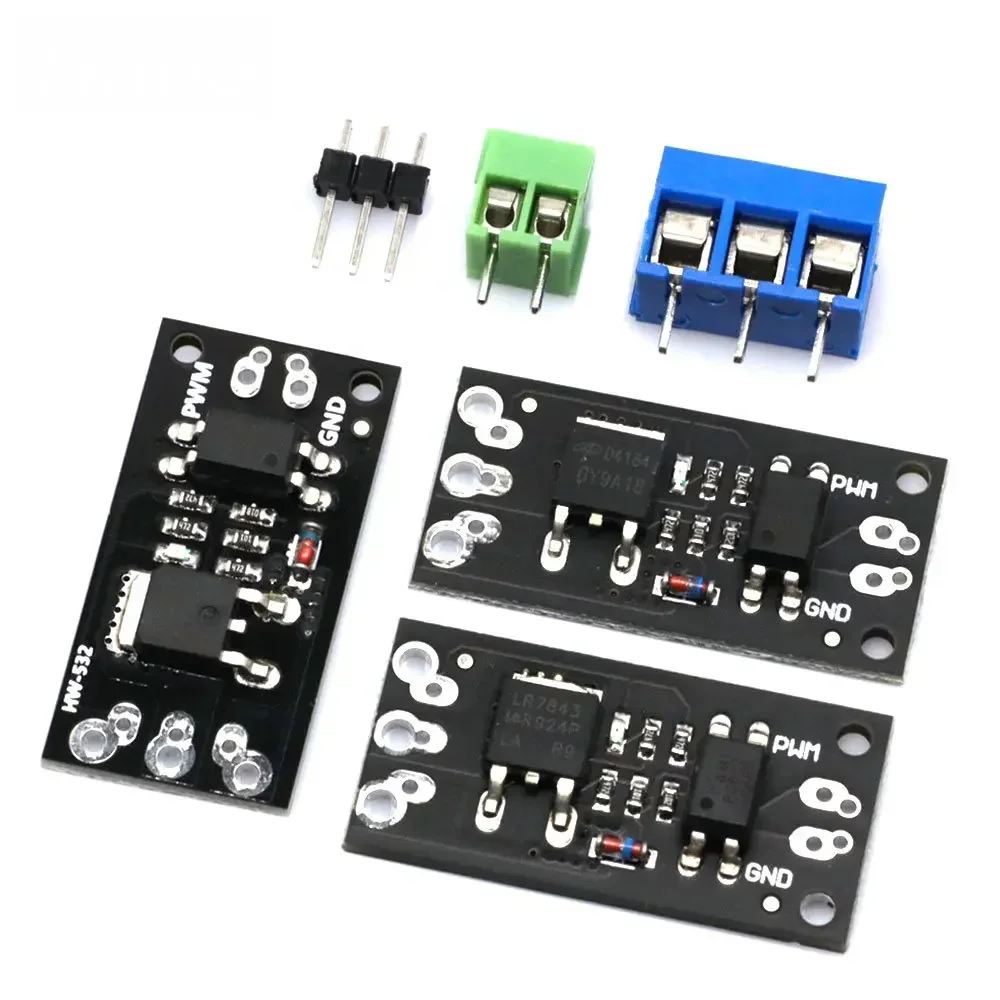 Фото Изолированный модуль драйвера MOSFET (FR120N/LR7843/AOD4184) — логический уровень 3 В/5 В, сменная плата реле для управления Arduino и MCU №3