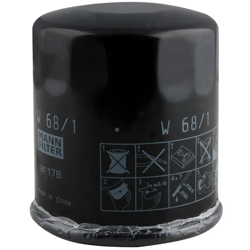 Масляный фильтр MANNFILTER W68/1 для TOYOTA Avanza GEELY EC7 GC7 Emgrand Vision X3 X6 GREATWALL Florid Gwperi LEXUS NX200 1012100