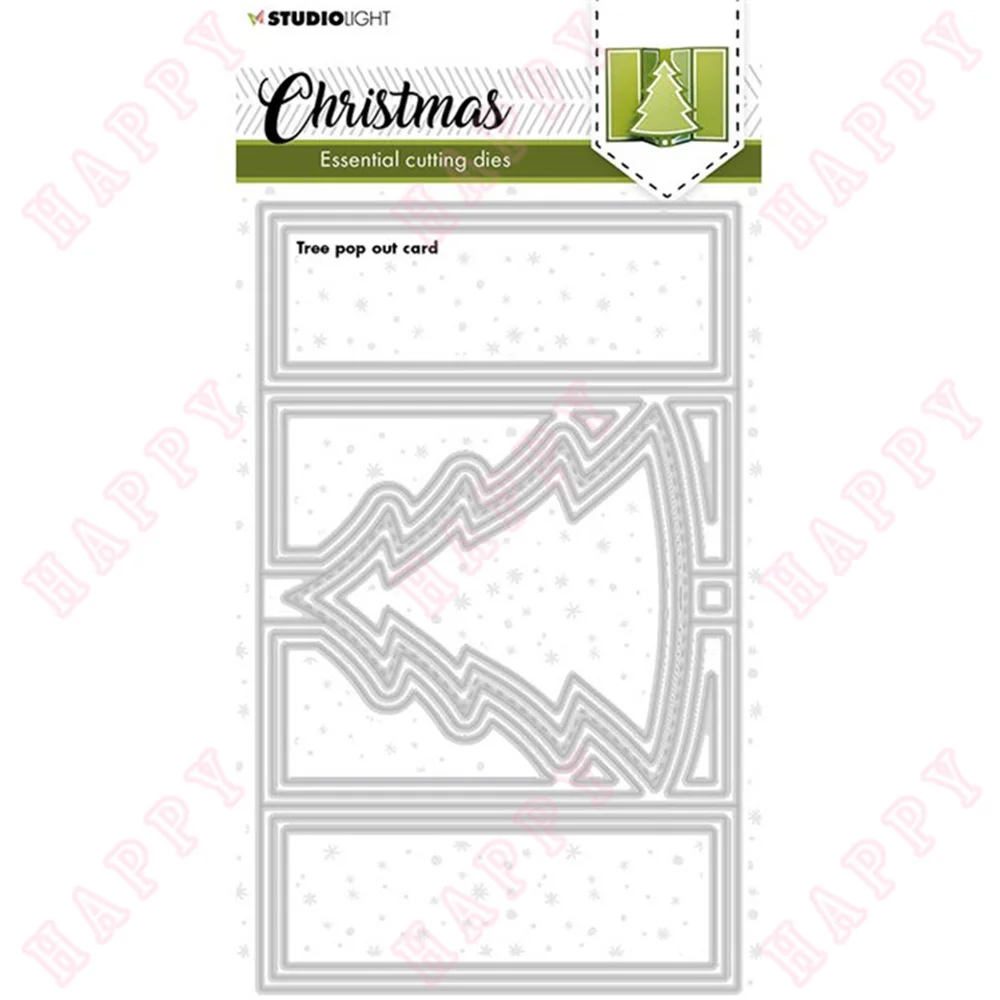 

Metal Cutting Die Christmas Pop Out Card Scrapbook Diary Album Decoration Embossing Paper Craft Template Diy Greet Card Handmade