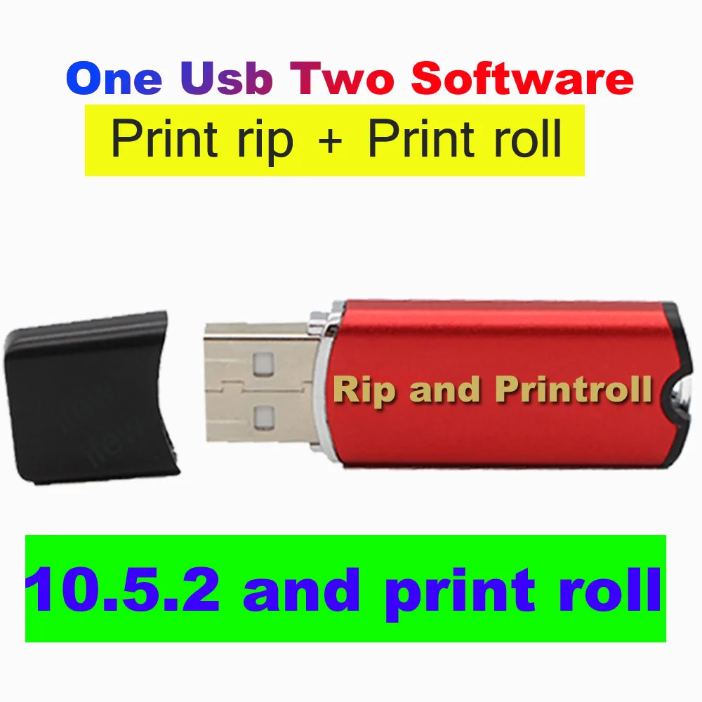 Dtf Uv Rip Software Dongle Keys Usb Key 10.5.2 For Epson L1800 L805 L800 R1390 R2000 4880 7880 9880 P6000 Dtf Printer Roll Print