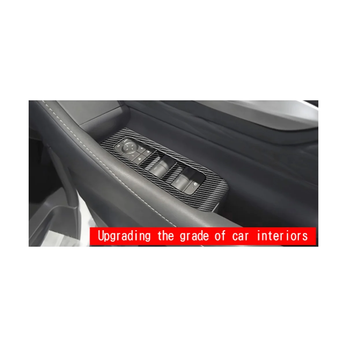 Крышка стеклоподъемника для Toyota Alphard 40 серии 2023 + из углеродного волокна