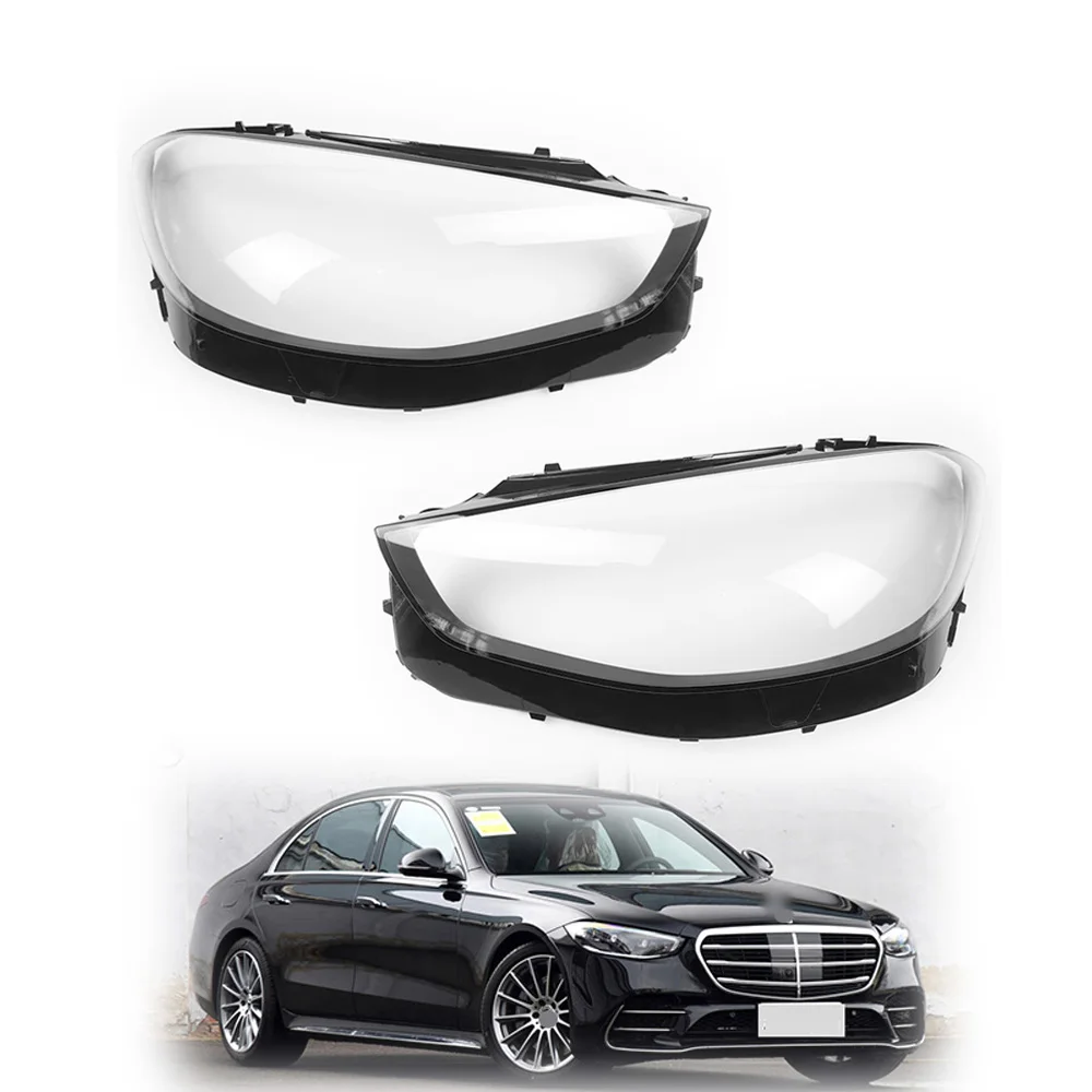 Фото Для Mercedes-Benz S-Класса W223 S320 S450 S500 2021 2022 2023: Защитная крышка/корпус фары №1