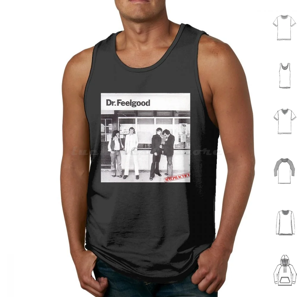 

Dr. Feelgood Malpractise Tank Tops Vest Sleeveless Dr Feelgood Feelgood Dr Feelgood Malpractise Malpractise Album Band Pub
