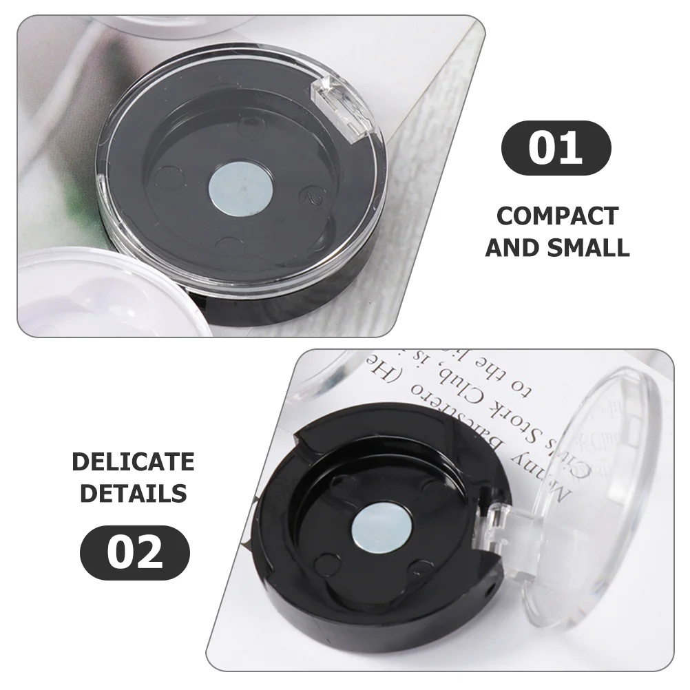 6-шт коробки для теней век с крышкой контейнеры макияжа образец пудры пустая