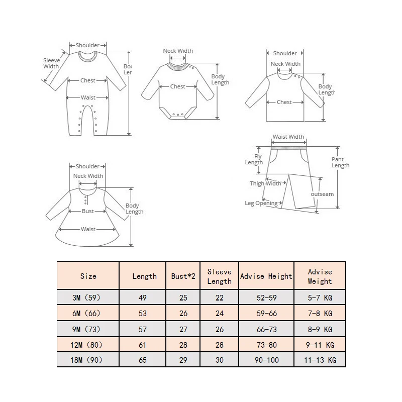 Комбинезон детский однотонный с длинным рукавом и принтом медведя - купить по