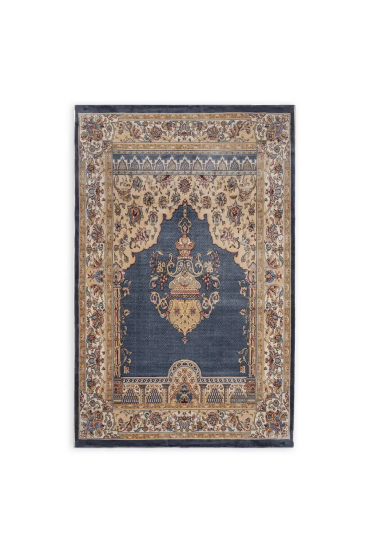 

Ковер из бамбука мериноса Шелковый Namazla синий классический ковер машинной работы с бахромой и коврик домашняя мебель