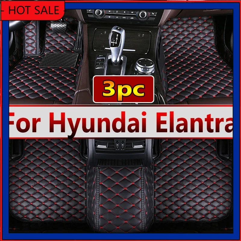 Автомобильные коврики для Hyundai Elantra Avante AD MK6 2017 ~ 2020 роскошный кожаный коврик