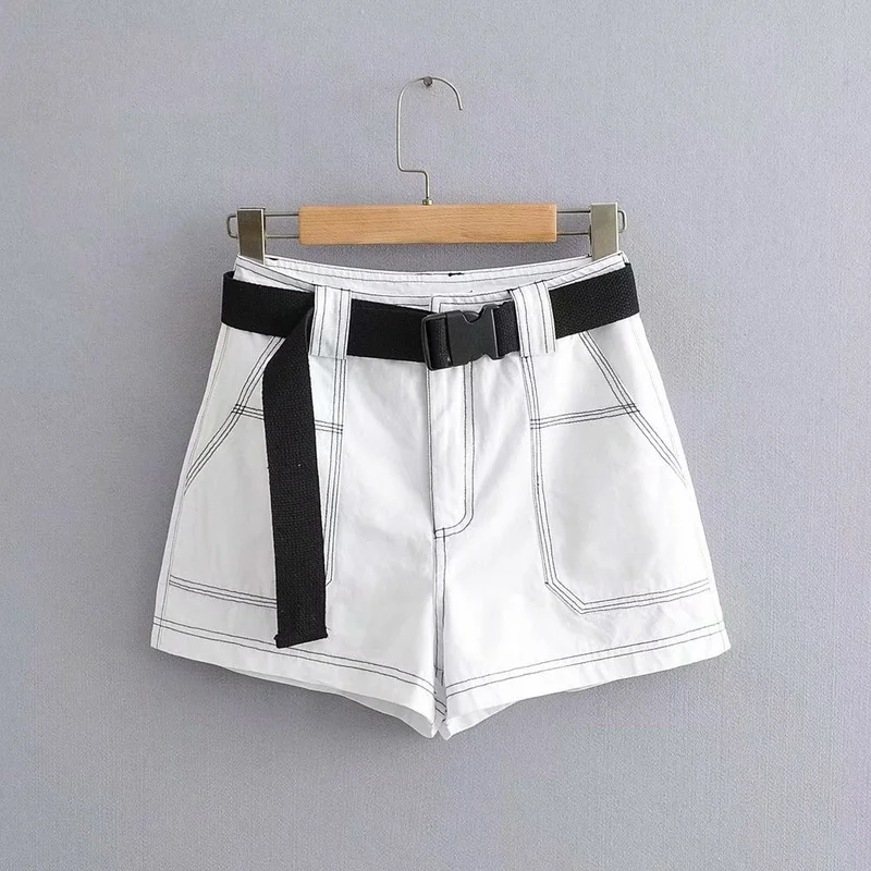 2021 Harajuku New Street Shorts High Waist Biker Taille Haute Cyclisete Female Shorts Y2k Punk Summer Hot Short Women Streetwear