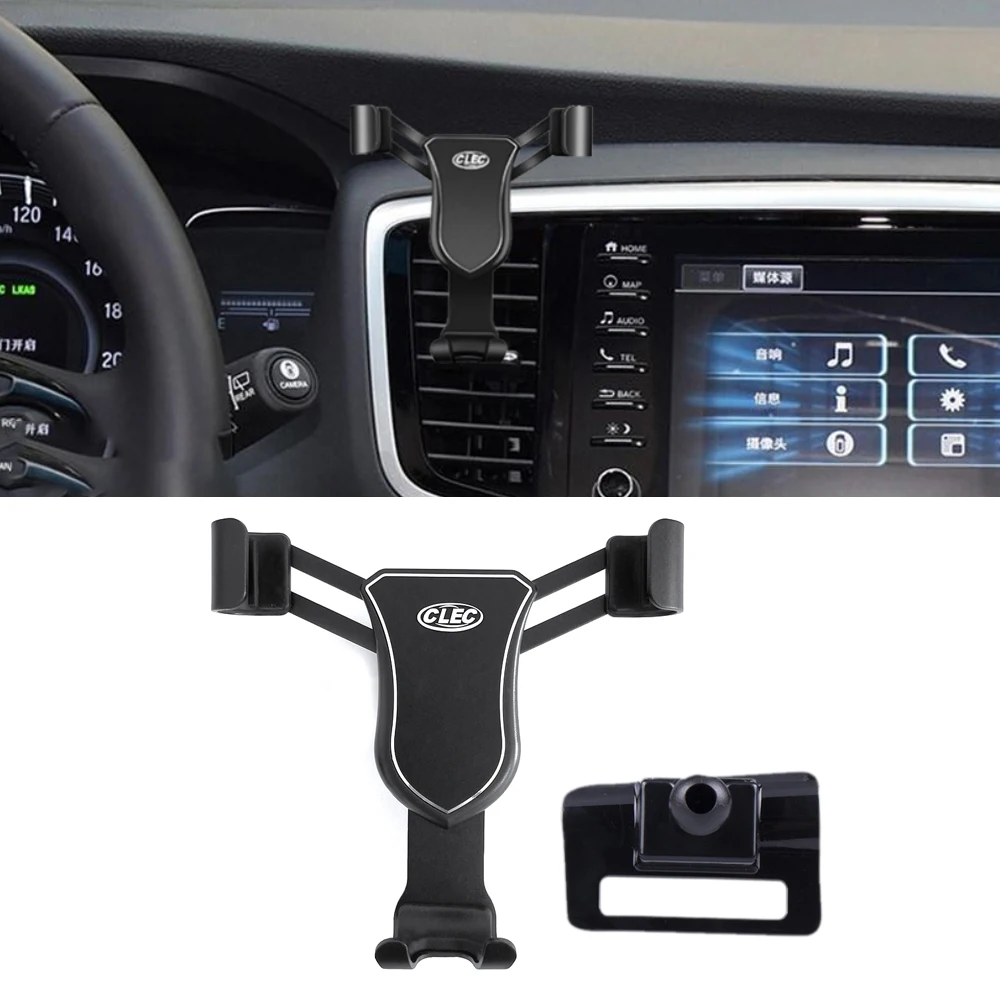 

For Honda Odyssey Hybrid 2019-2021 Car Smart Cell Hand Phone Holder Air Vent Cradle Mount Gravity Stand Accessory for Iphone