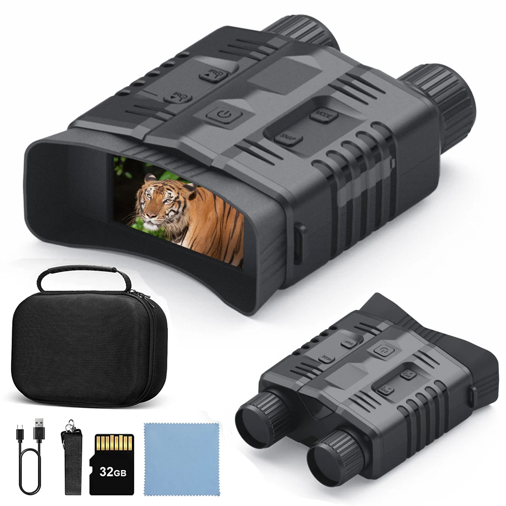 

4K WiFi Night Vision Binoculars Device 800m Full Dark 8W Infrared 10x Digital Telescope Goggles For Hunting Camping Video Record