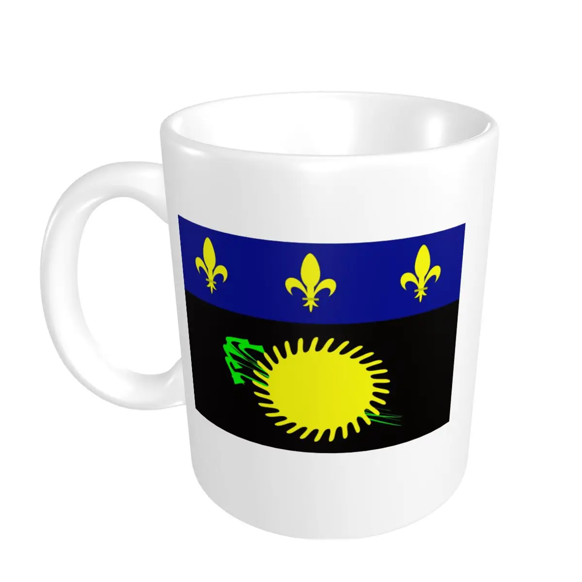 

Promo Unique Drapeau Noir De Guadeloupe Mugs Nerd R276 CUPS Print tea cups