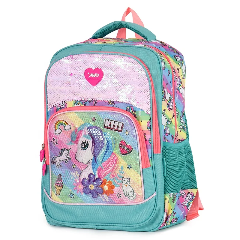 School Back Pack Kid For Girl Enfants Unicorn Girls Children Toddler Bag Backpack With Pencil Case JT260012