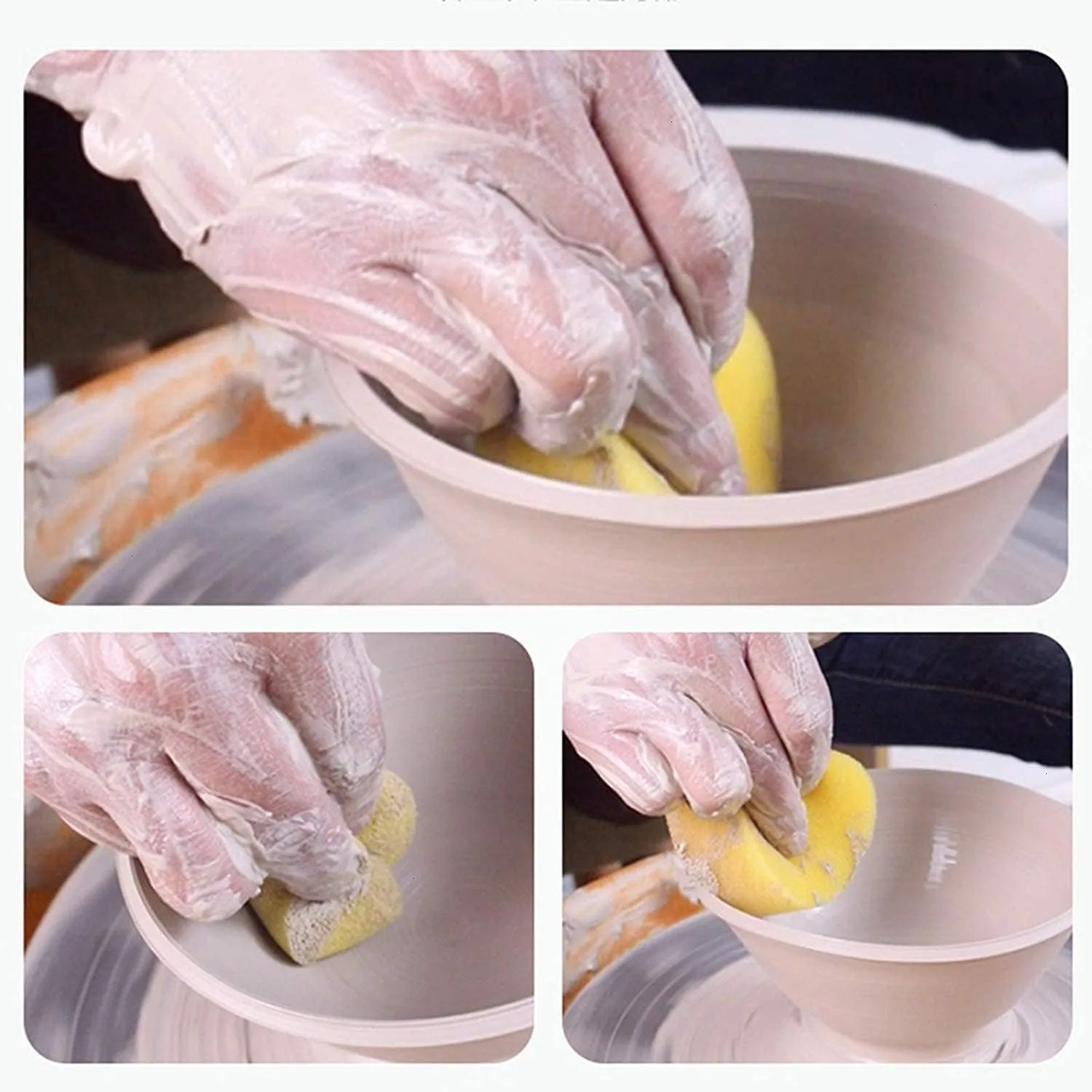 Резак для керамической проволоки и губки рисования инструменты очистки глины