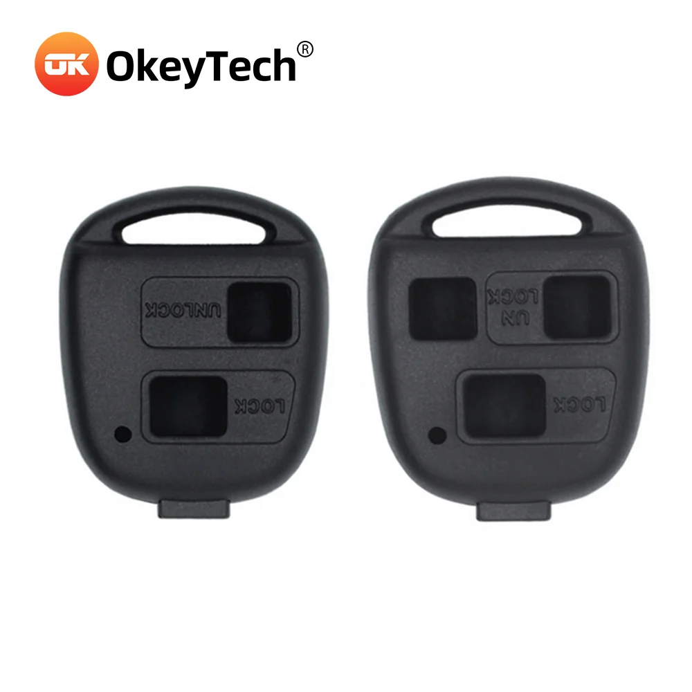 

Okeytech Car Key Shell 2/3Buttons Remote Case For Toyota Yaris Camry Corolla For Lexus Es Rx Is Lx IS200 RX300 ES300 LS400 GX460