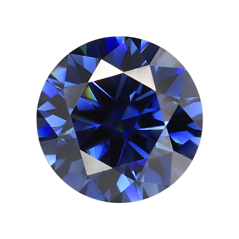

Round Colored Moissanite Factory Wholesale Price Making Jewelry Accessories