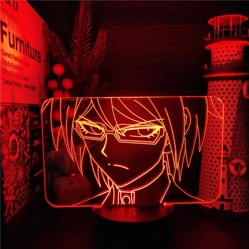 

Фигурки аниме, ночники, данганронпа, Byakuya Togami, мультяшная светодиодная лампа, 3D экшн-фигурки, детские игрушки, освещение, подарок для детей