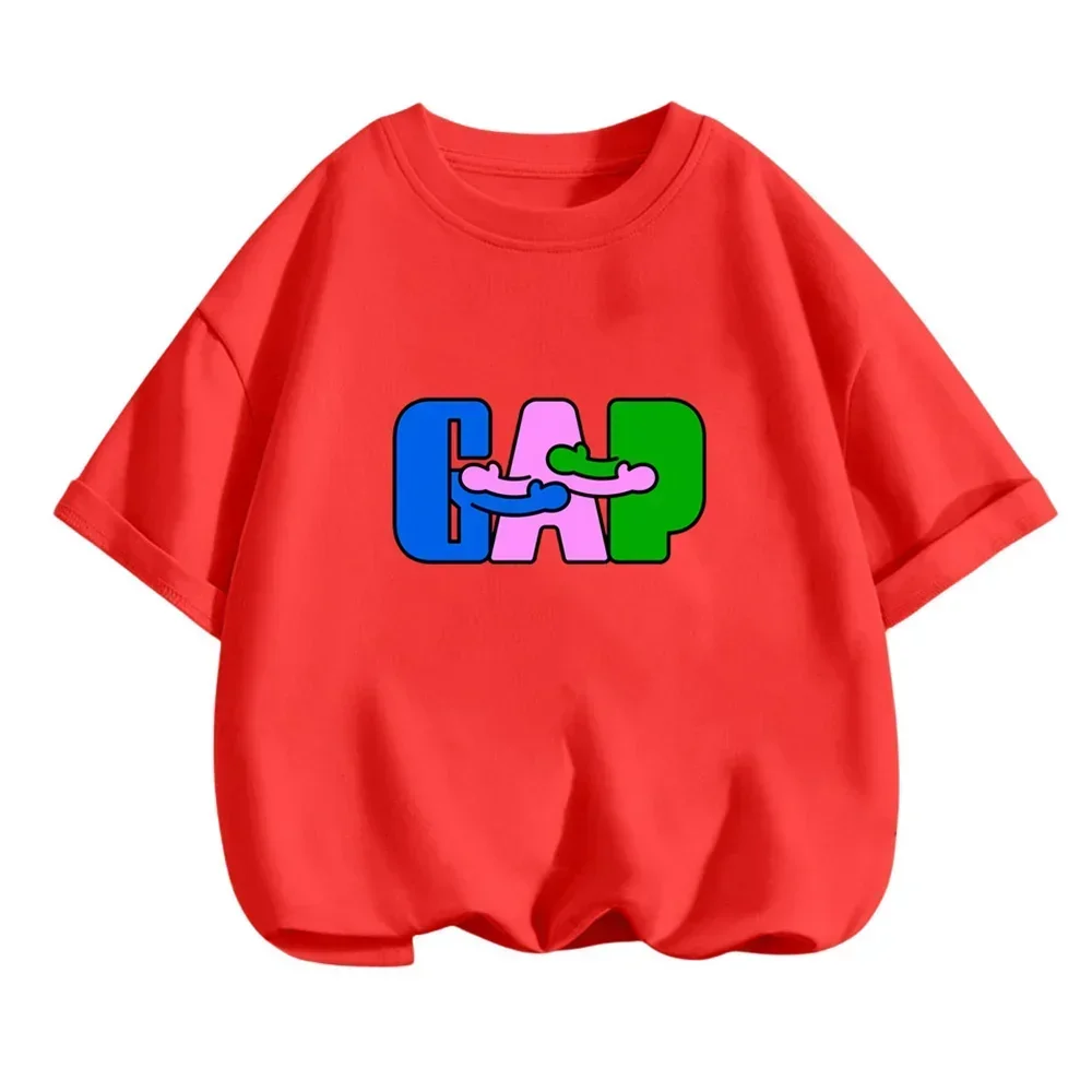 Футболка звуковая для мальчиков и девочек мультяшная суперзвуковая Одежда