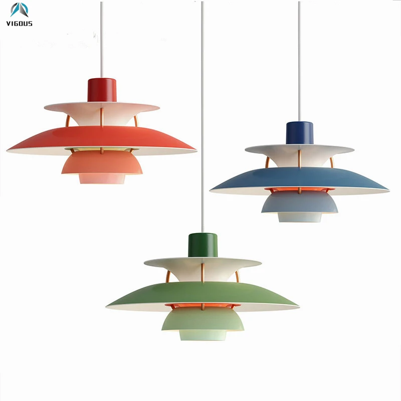 Nordic E27 Led Pendant Light Colorful Umbrella Suspend Lamp Dining Room Lamparas Lighting Fixtures | Лампы и освещение