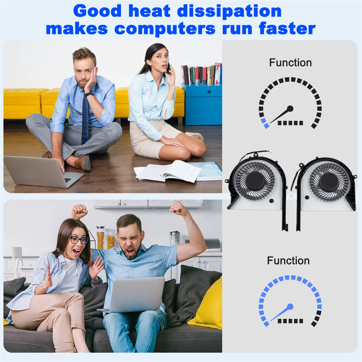 Вентилятор для процессора и графического GL703GE PX703GE GL703 GL503GE GL503