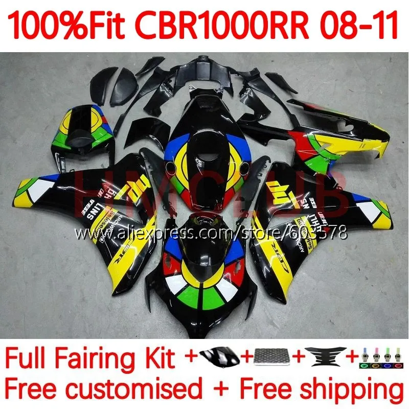 

Инъекция для HONDA CBR1000 CBR 1000 RR CC Graffiti CBR1000RR 2008 2009 2010 CBR 1000RR 08 09 10 11 обтекатель OEM 113No.19