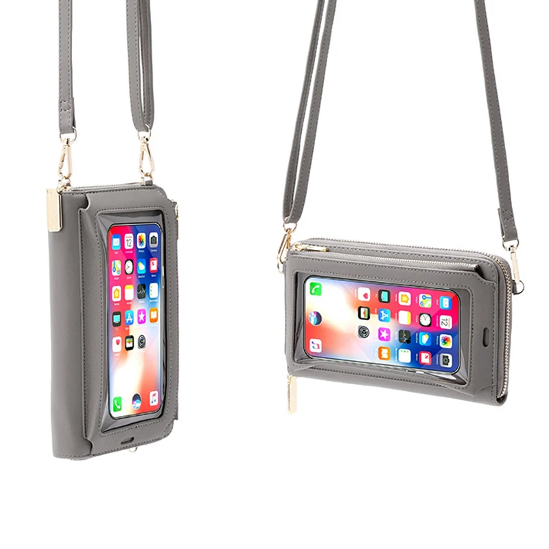 New Women PU Leather Shoulder Bags Female Multifunctional Large Capacity Crossbody Bags Girls USB Charging Handbag Phone Purse