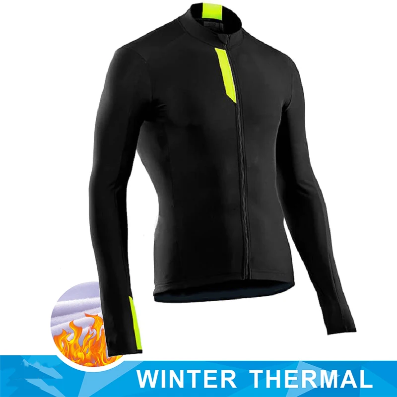 Мужская Термовелосипедная Майка Velo С Длинным Рукавом Зимняя Велосипедная Куртка