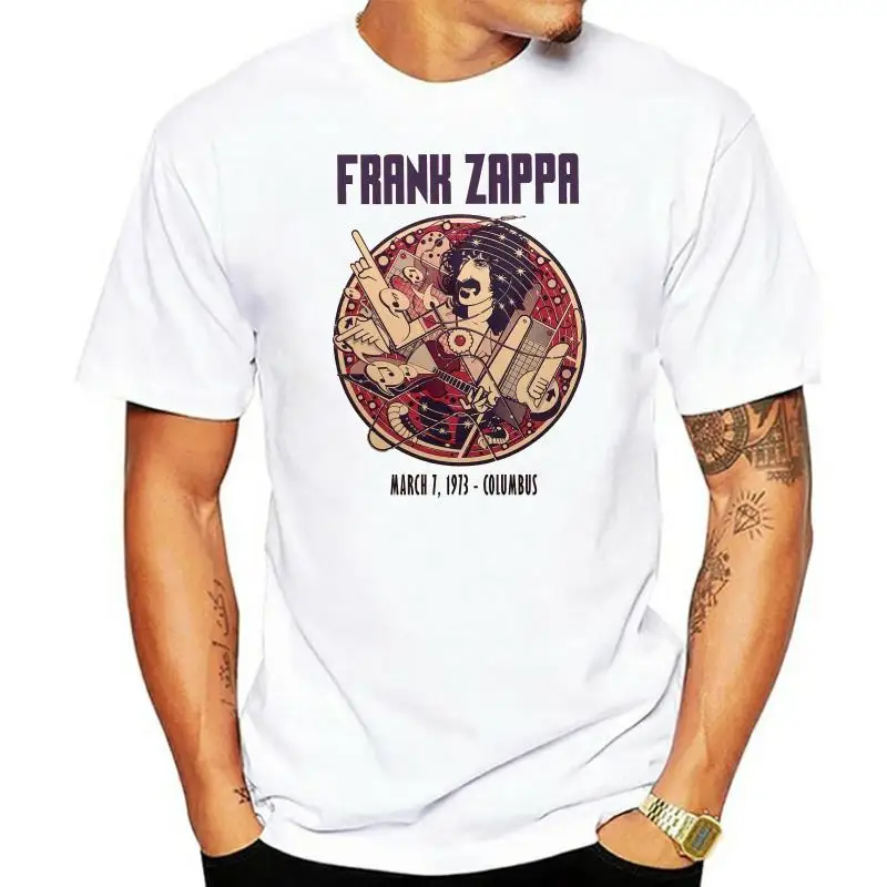 

Frank Zappa Armadillo Logo Mens Black T-Shirt Size S M L XL 2XL 3XL