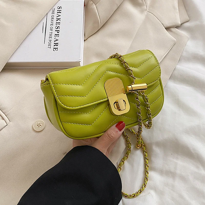 

Mini PU Leather Flap Handbags and Purses Brand Chain Crossbody Bag for Women 2022 Trend Fashion Shoulder Luxury Designer Clutch