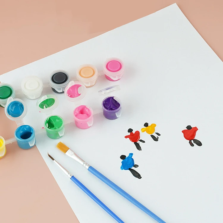 Телескопический макияж 12 цветов искусственная роспись Хэллоуин для детей