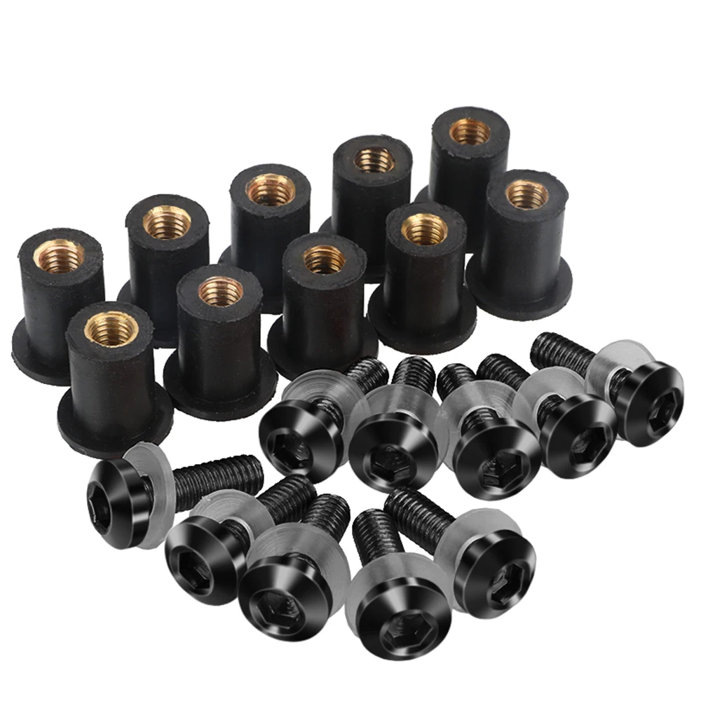 Для BMW F650GS F800GS F800R R1200R R1200GS S1000R S1000XR K1300R R nine T скремблер 5 мм 10 шт. дефлекторы лобового