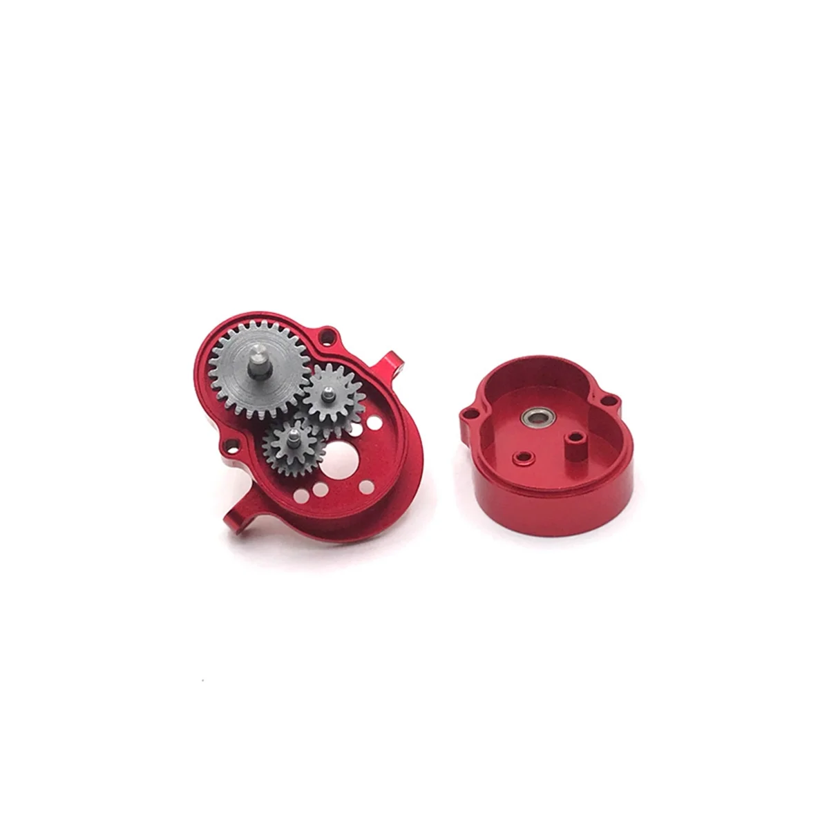 

Металлическая коробка передач с двигателем 370 и стальной редуктор для WPL D12 D42 1/10 Запчасти для обновленных автомобилей на радиоуправлении, красный