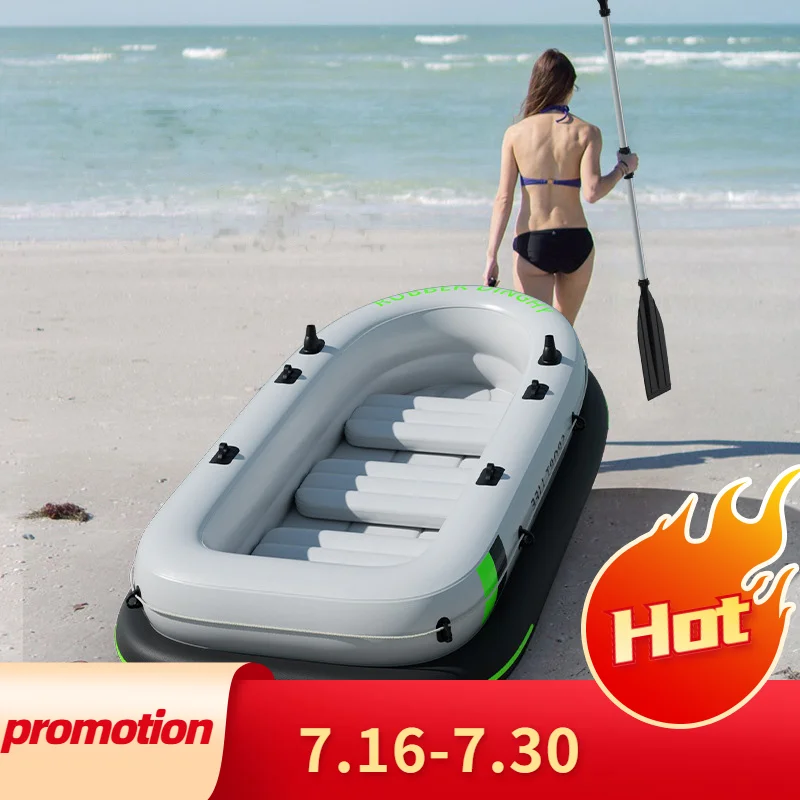 

Fishing inflatable single canoe PVC Strips Inflatable Boat Water Sport Flying Inflatable Canoein