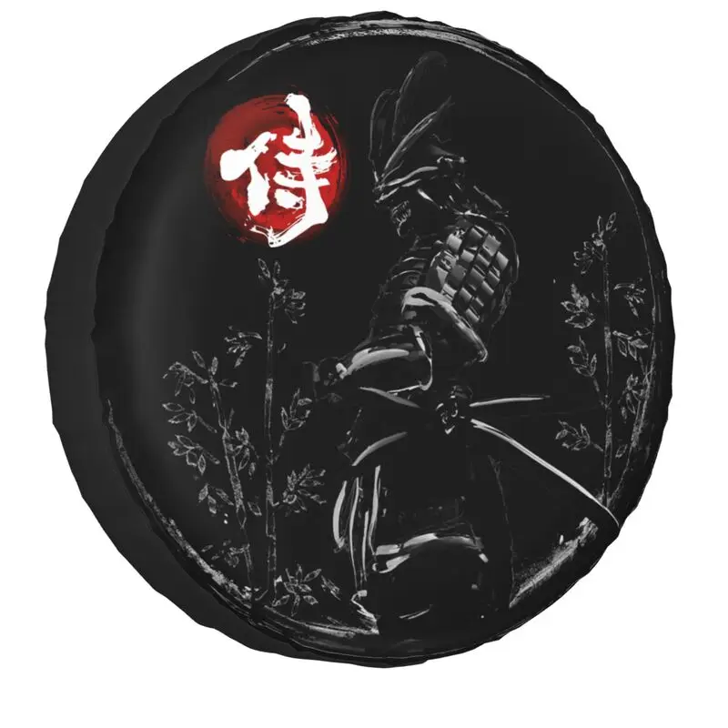 

Чехол для запасного колеса Japanese Samurai Warrior для Toyota RAV4 Prado Katana Bushido 4WD 4x4 RV, защита колес 14 дюймов, 15 дюймов, 16 дюймов, 17 дюймов