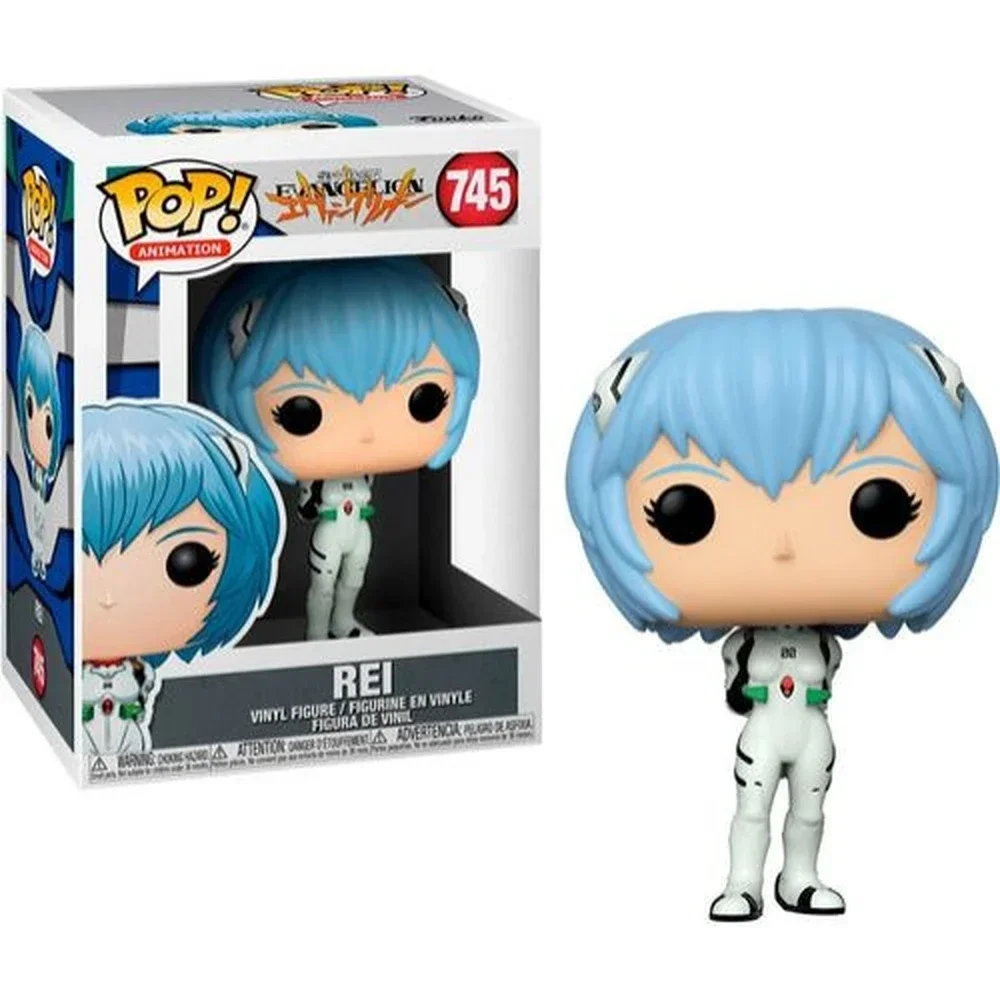 Фото Новый Funko Pop JP Animetion Evangelion REI 745 #   SHINJI 744н #   ASUKA 635 #   Эксклюзивная виниловая фигурка ограниченного выпуска, модель куклы, игрушки №4
