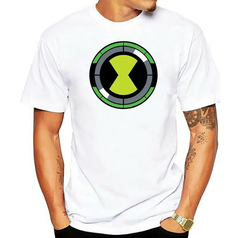 Мужская футболка Ben10 Omnitrix symbol белая женская